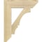Ekena Millwork Balboa Slat Rough Sawn Bracket, Douglas Fir, 4"W x 18"D x 22"H BKT04X18X22BOA06RDF - alternate 4